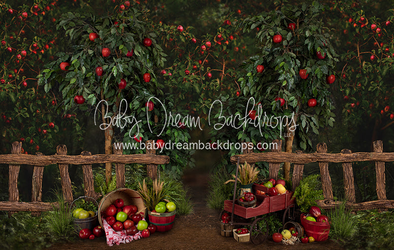 X Drop welcome to the orchard fence