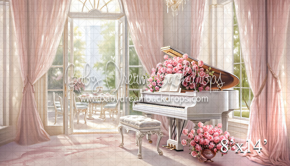 Whimsical Piano White (VR)