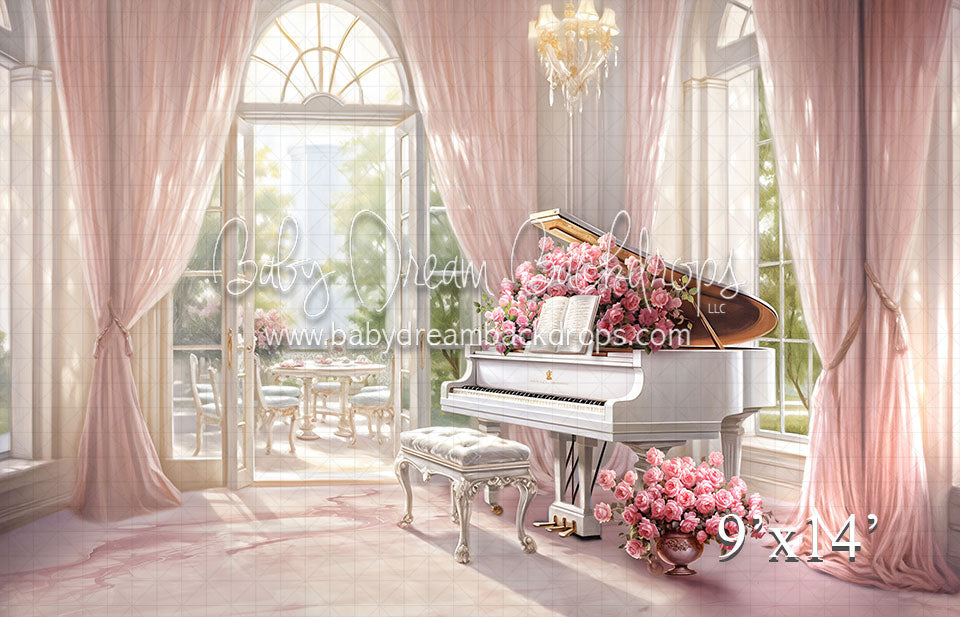 Whimsical Piano White (VR)