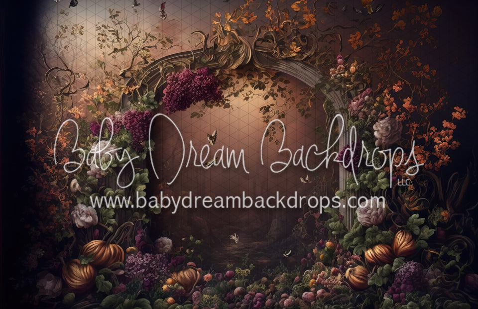 Whispy Autumn Arch Wall (MD)