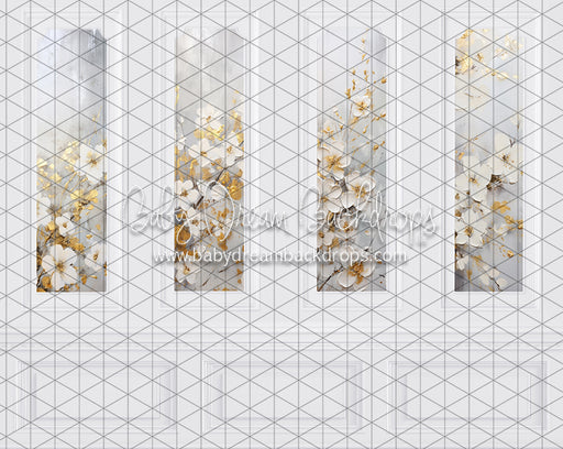 White Floral Wall (JA)