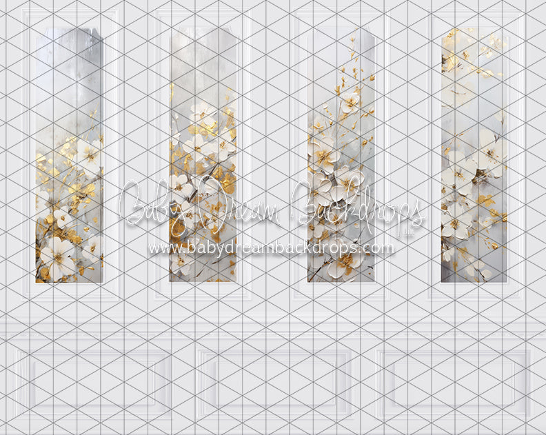 White Floral Wall (JA)