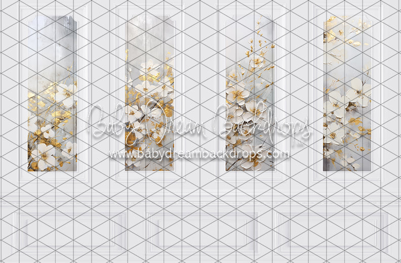 White Floral Wall (JA)