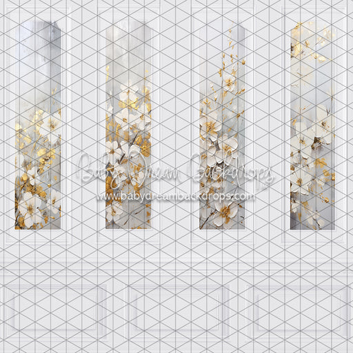 White Floral Wall (JA)