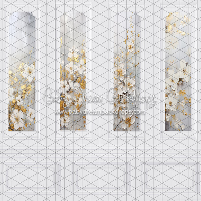 White Floral Wall (JA)