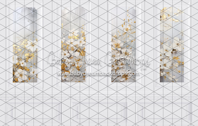 White Floral Wall (JA)