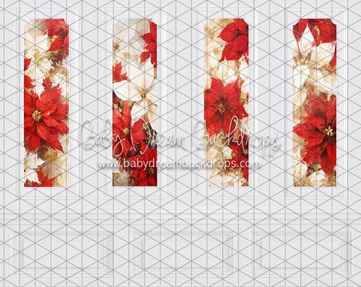 White Poinsettia Wall (JA)