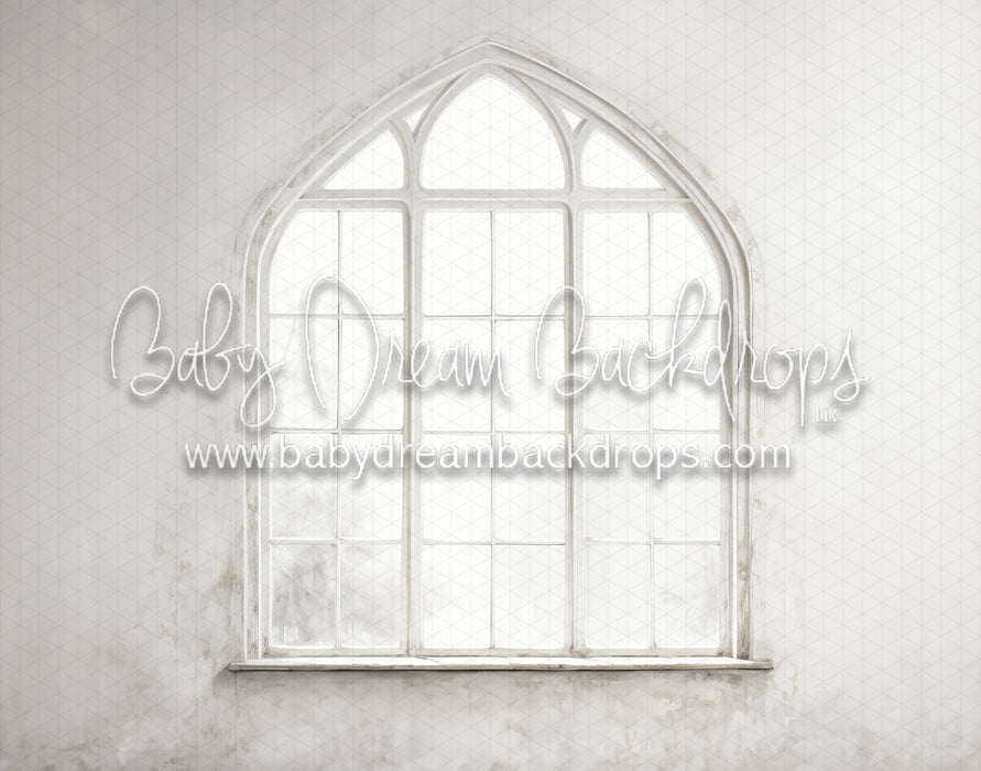 White Textured Wall 1 Window (MD)