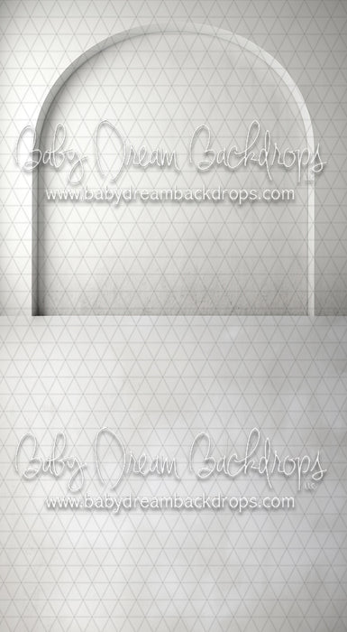 White Textured Wall 4, Dusty Texture Sweep (MD)