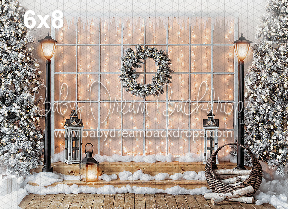 White Cottage Christmas