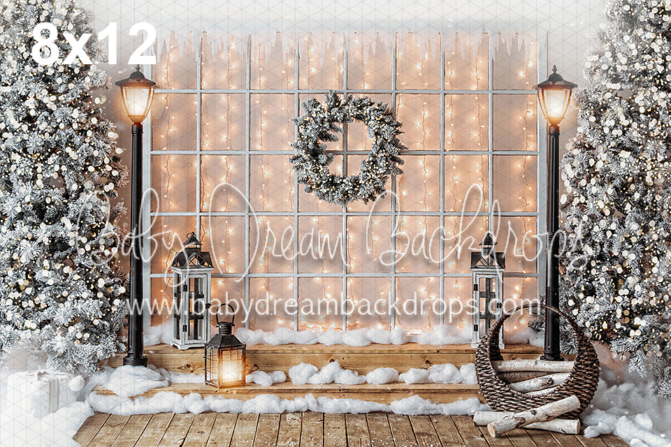 White Cottage Christmas