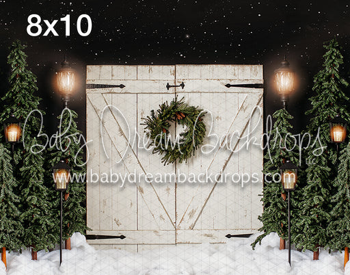 White Rustic Christmas no Lights