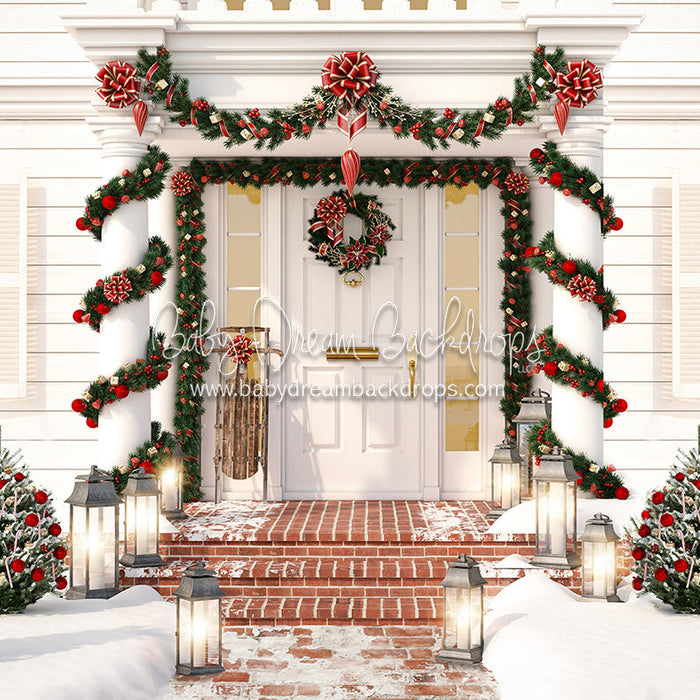 X Drop white winter welcome