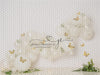 White balloon garland with butterflies (JE)