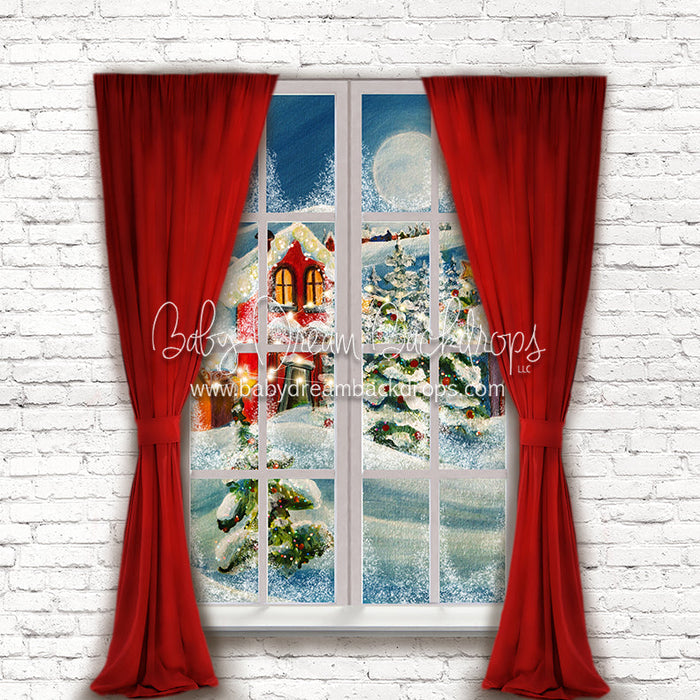 X Drop who twinkle evening window