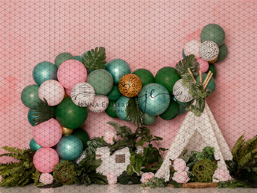 Wild One Pink drop no animals