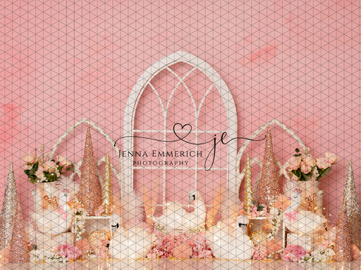 Window Arch Swan Princess (JE)