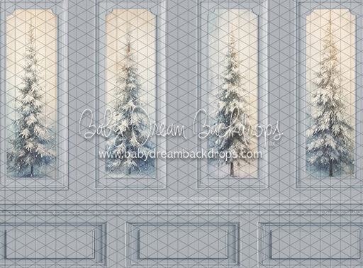Winter Snowy Forest Wall (JA)
