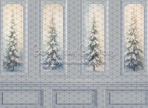 Winter Snowy Forest Wall (JA)