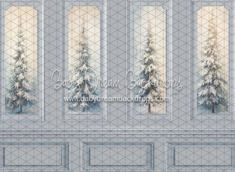 Winter Snowy Forest Wall (JA)