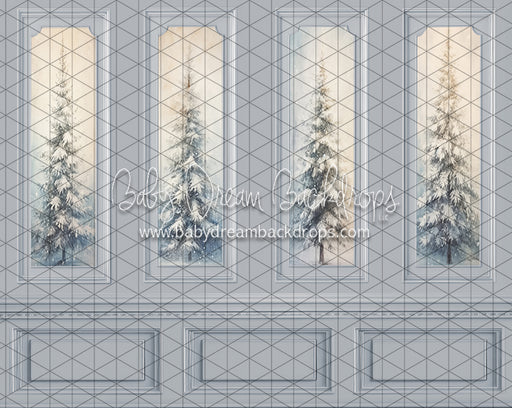 Winter Snowy Forest Wall (JA)