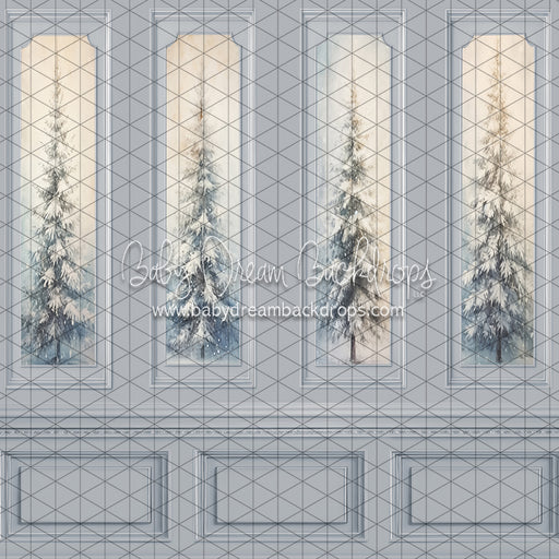 Winter Snowy Forest Wall (JA)