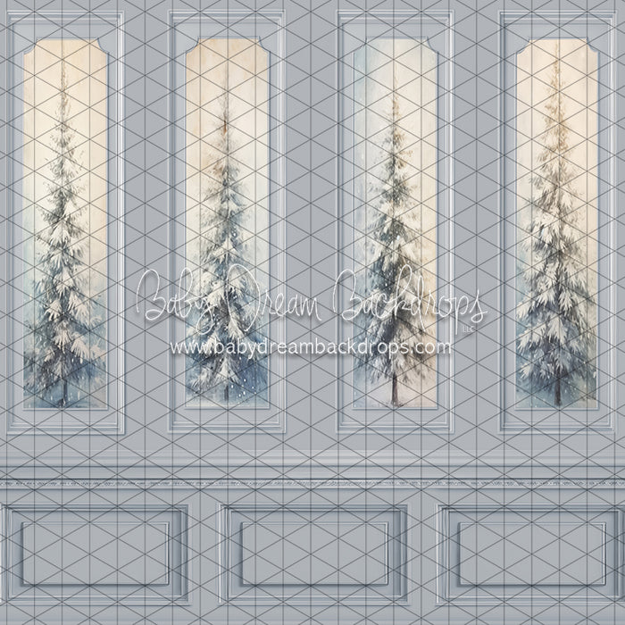 Winter Snowy Forest Wall (JA)