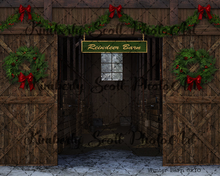 Winter Barn
