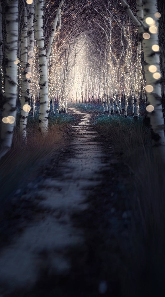 Winter Birch Walkway (SM)
