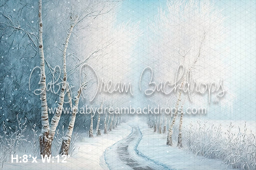 Winter Blue Birch Forest (SM) 