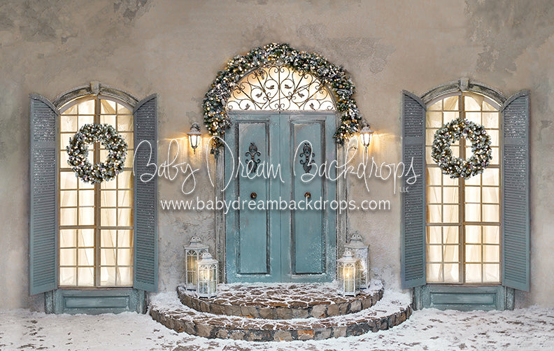 Winter Doorstep Large Windows