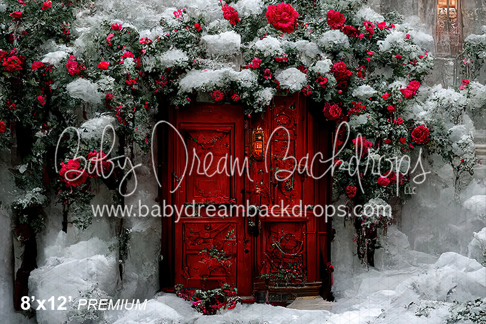 Winter Rose Door (BD)