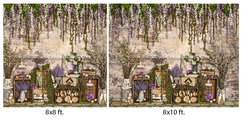 X Drop wisteria easter decor