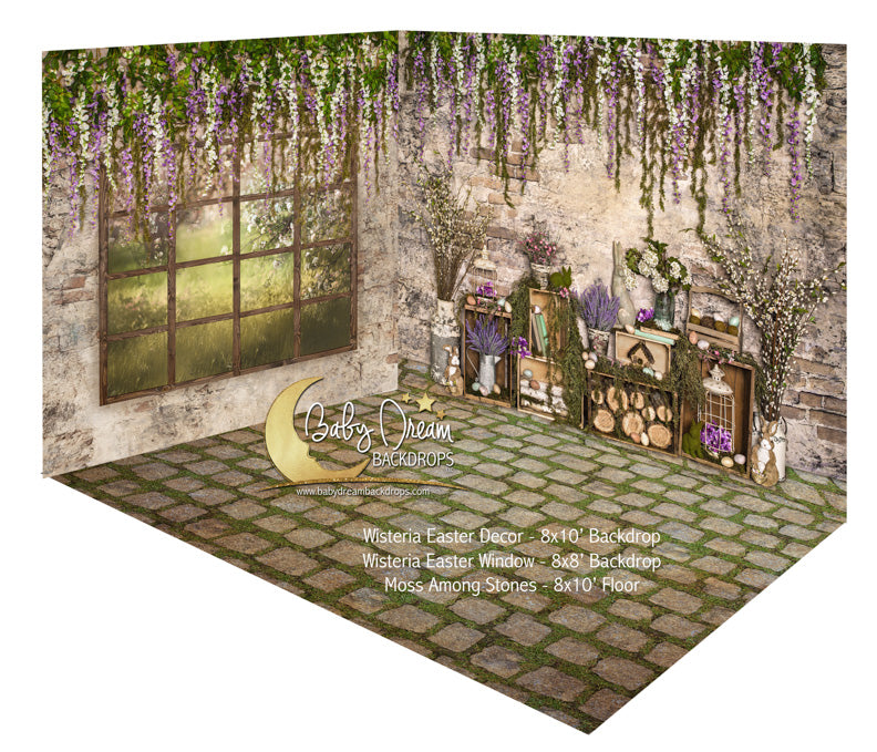 Wisteria Easter Decor and Wisteria Easter Window Room