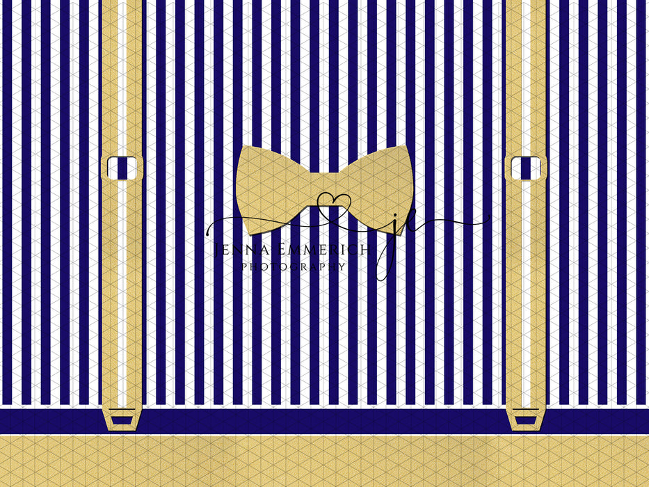 Wonderful One gold and navy 