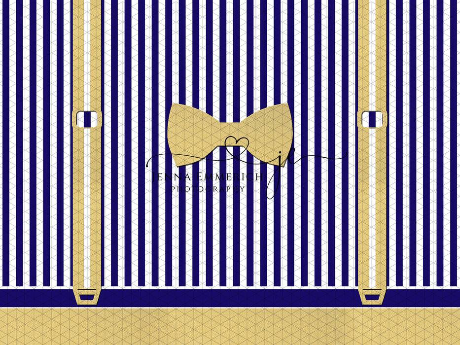 Wonderful One gold and navy 