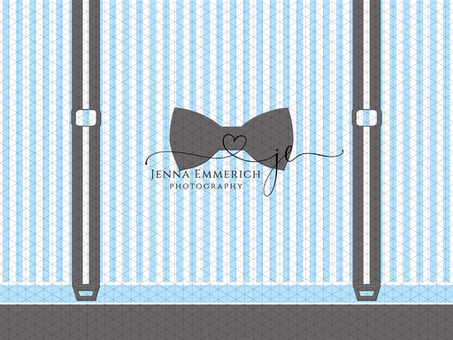 Wonderful One gray and baby blue 