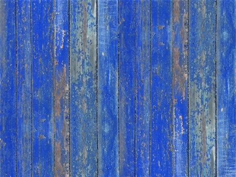 Wood Bright Blue Floor