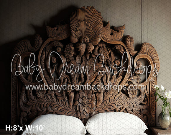 Wooden Boho Headboard (SM) 