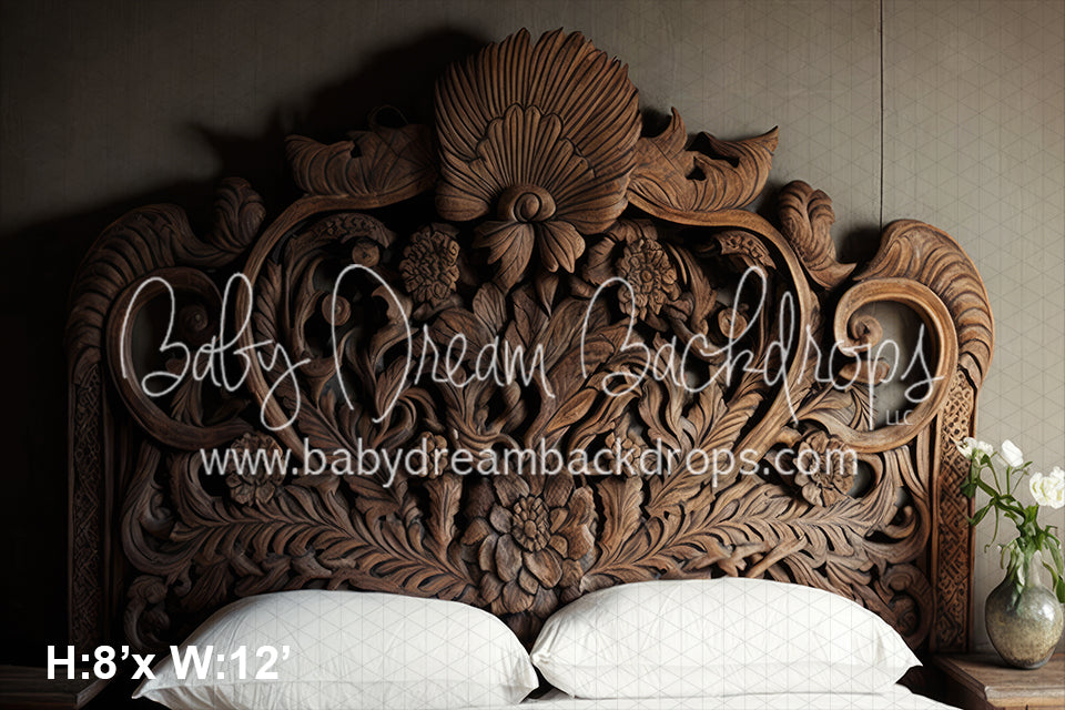 Wooden Boho Headboard (SM) 