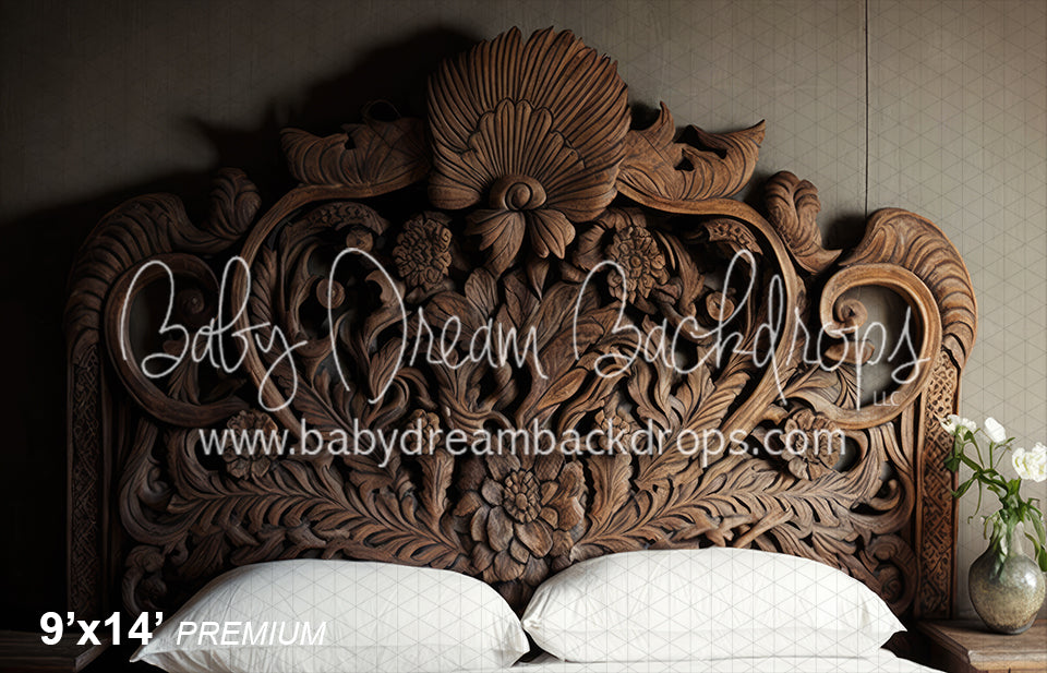 Wooden Boho Headboard (SM) 