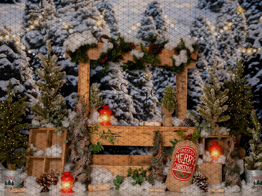 Woodlands Tree Farm with Lights