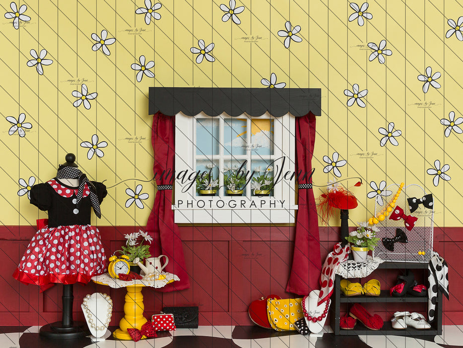 Yellow Daisy Mouse Room