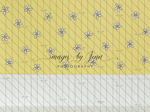 Yellow Daisy Wall