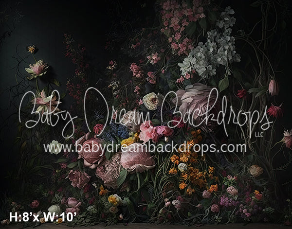 You are beautiful Black Floral Wall (BD)