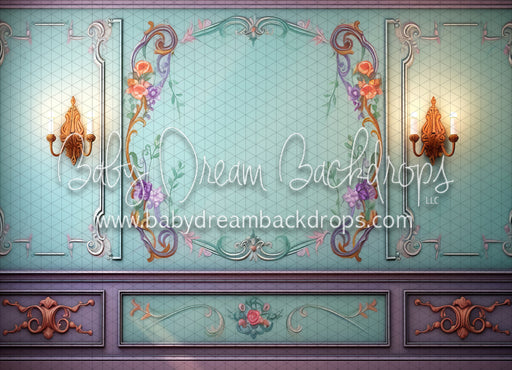 Young Arendelle Sisters Painted Wall (MD)