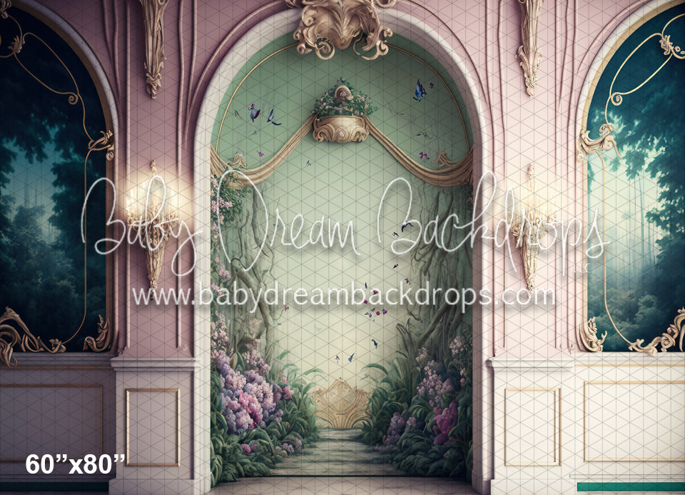 Breezy Spring Painted Ballroom Wall (MD)