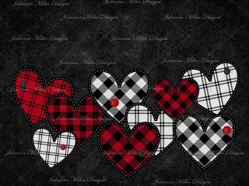 Buffalo Hearts 60hx80w JM