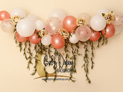 Champagne Balloon Garden 6x8 DM
