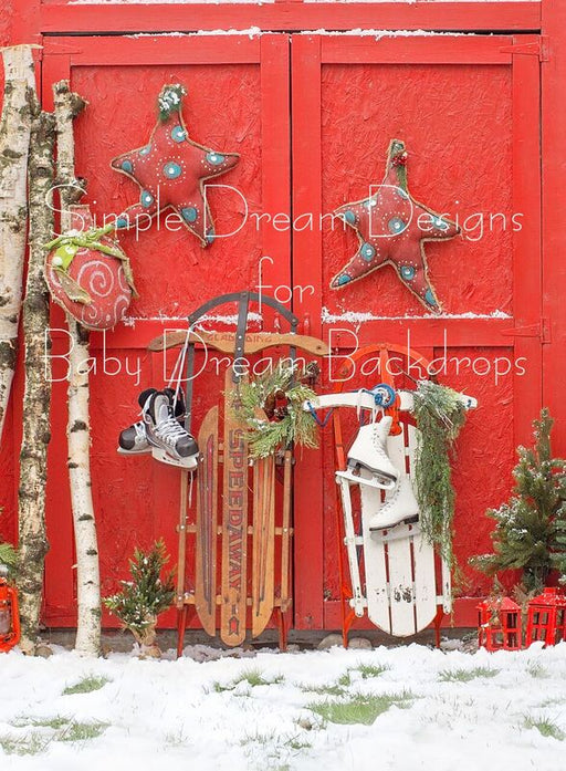 Christmas Birch 80Hx60W SD  